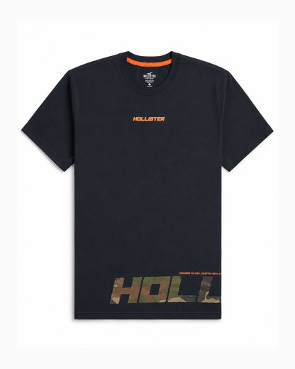 Hollister Graphic cotton Crew T-Shirt - Relaxed