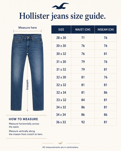 Hollister Athletic Straight Jeans