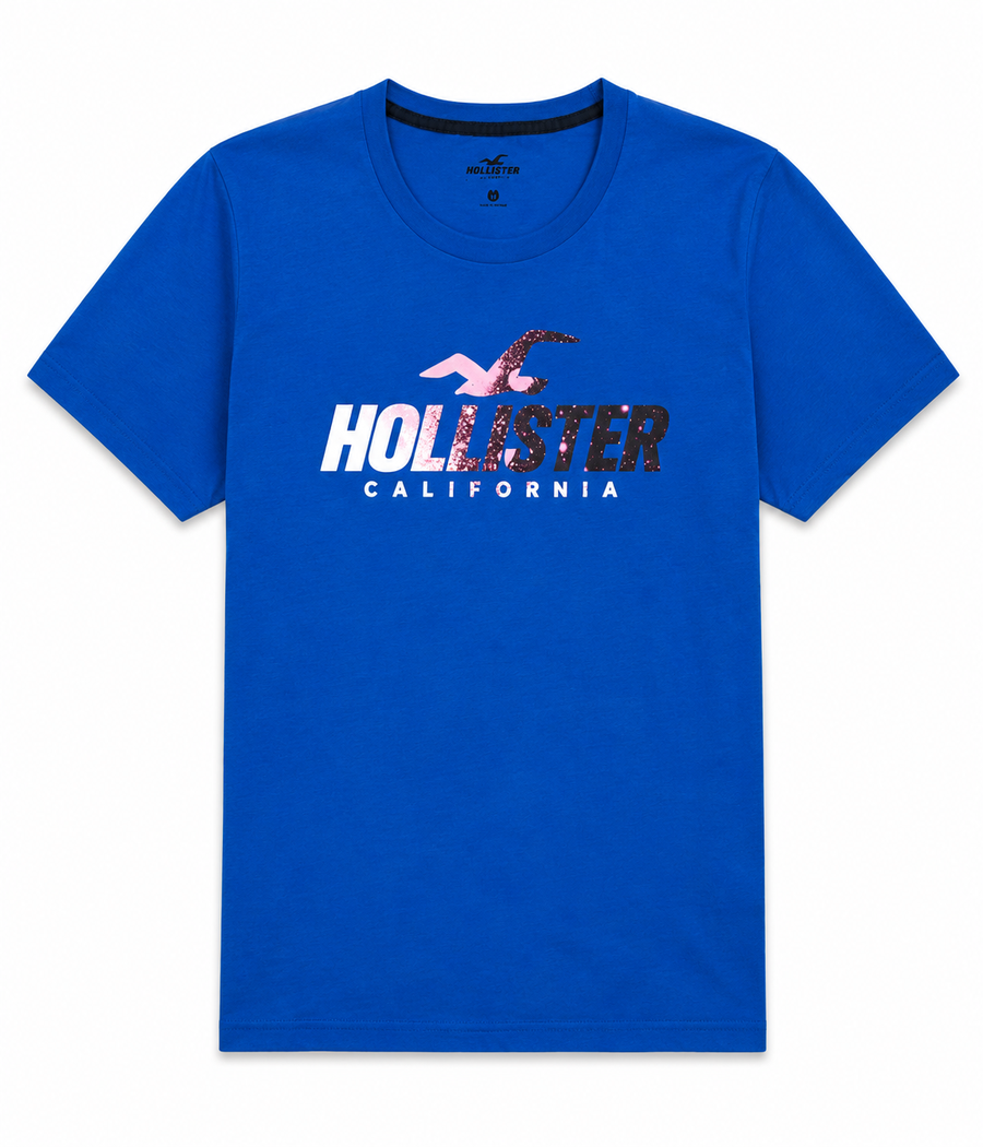Hollister Graphic cotton Crew T-Shirt - Pack of 3