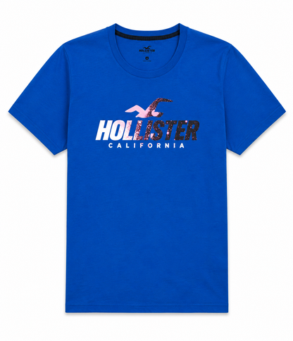 Hollister Graphic cotton Crew T-Shirt - Pack of 3