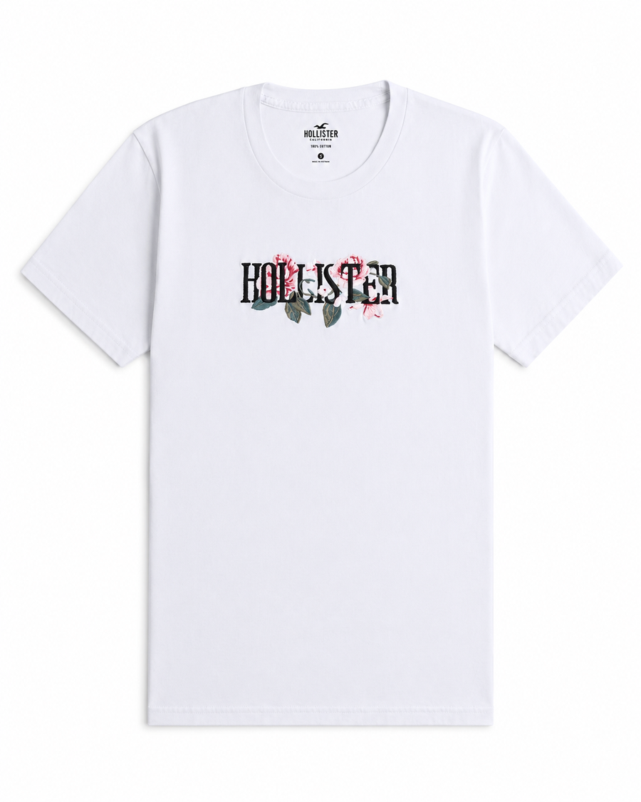 Hollister Graphic cotton Crew T-Shirt