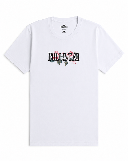 Hollister Graphic cotton Crew T-Shirt