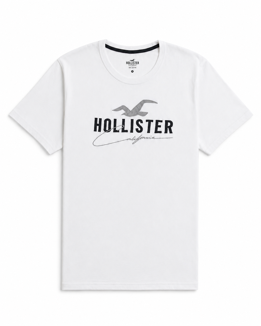 Hollister Graphic cotton Crew T-Shirt