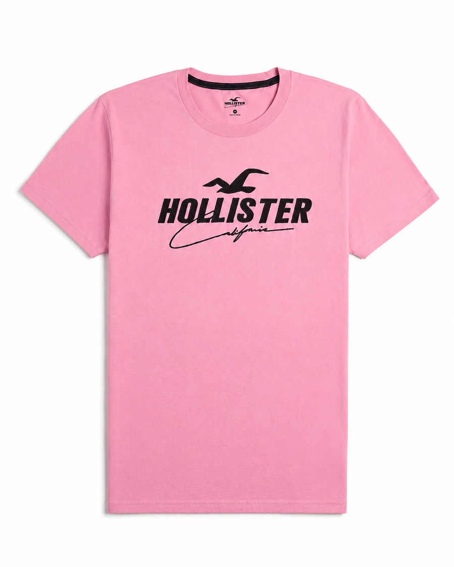 Hollister Graphic cotton Crew T-Shirt