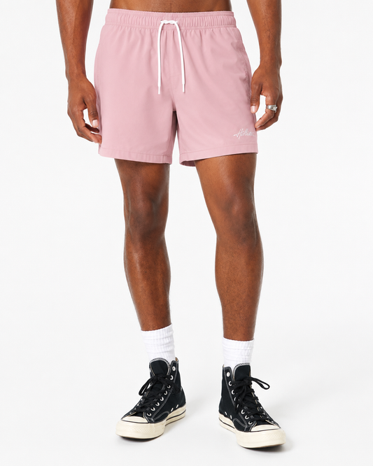 Hollister Seersucker Swim Trunks