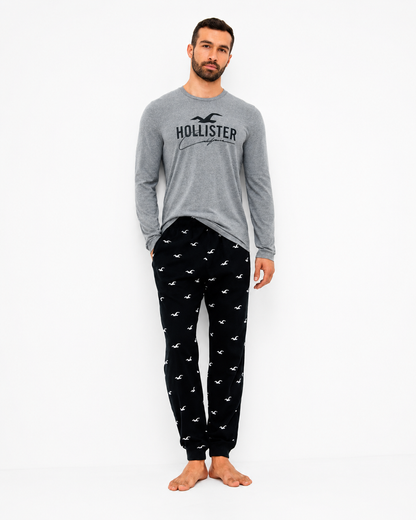 Hollister Graphic Pajama Set