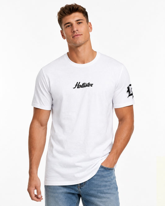 Hollister Graphic cotton Crew T-Shirt