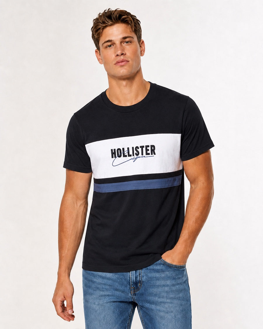 Hollister Graphic cotton Crew T-Shirt