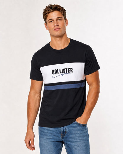 Hollister Graphic cotton Crew T-Shirt