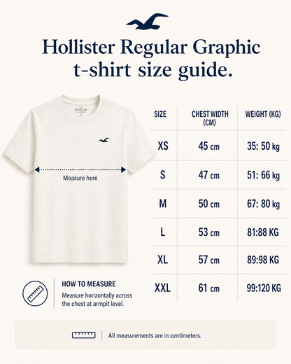 Hollister Graphic cotton Crew T-Shirt - Pack of 3