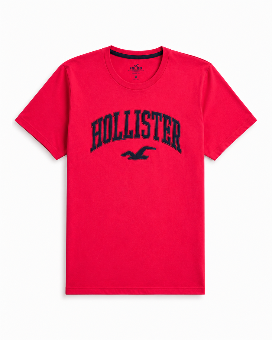 Hollister Graphic cotton Crew T-Shirt