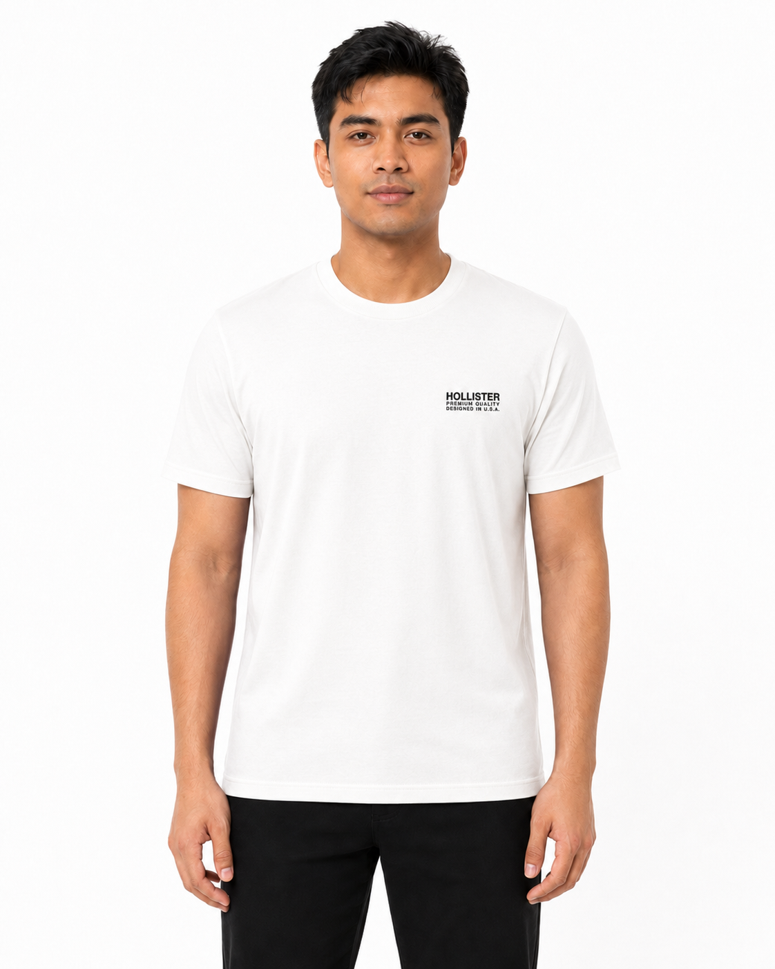Hollister Graphic cotton Crew T-Shirt 