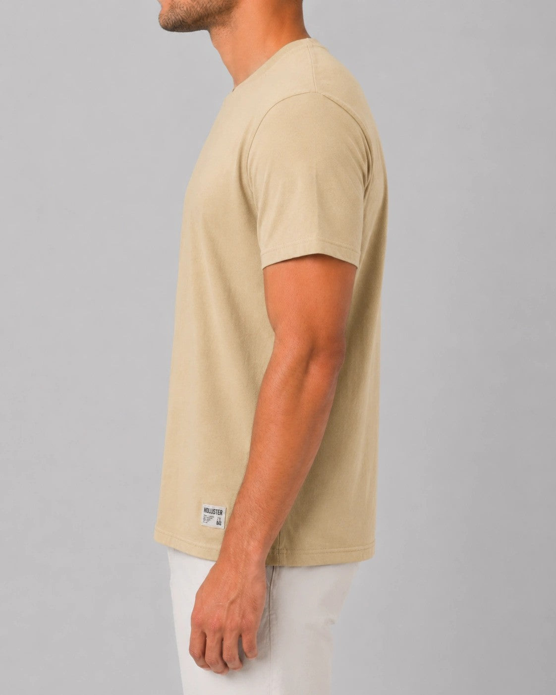 Cotton Hollister badge Crew T-Shirt