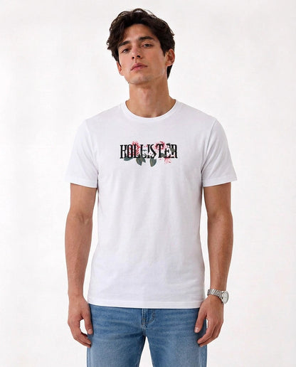 Hollister Graphic cotton Crew T-Shirt