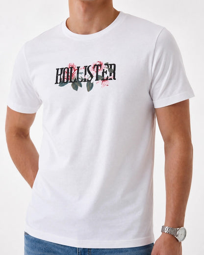 Hollister Graphic cotton Crew T-Shirt