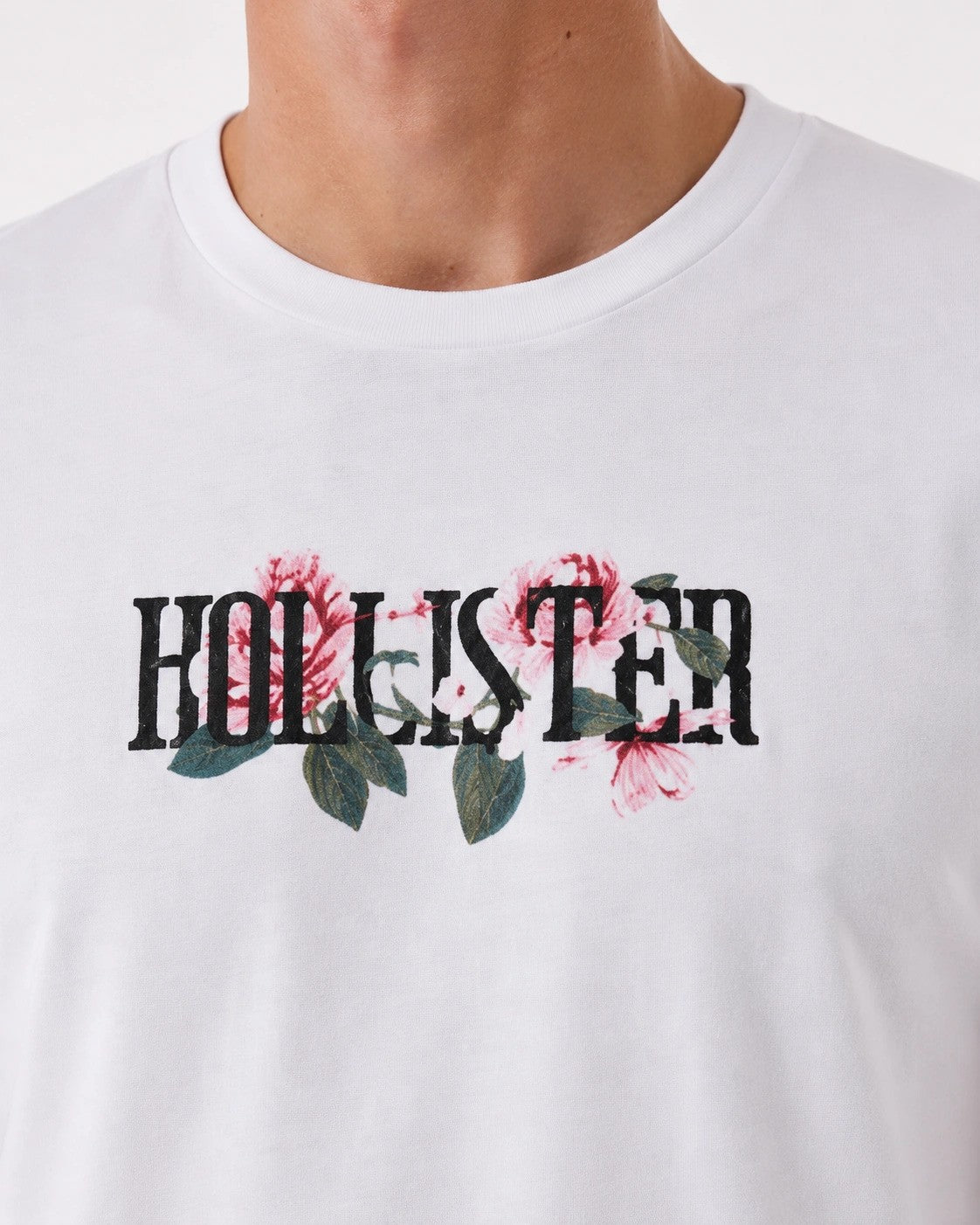 Hollister Graphic cotton Crew T-Shirt