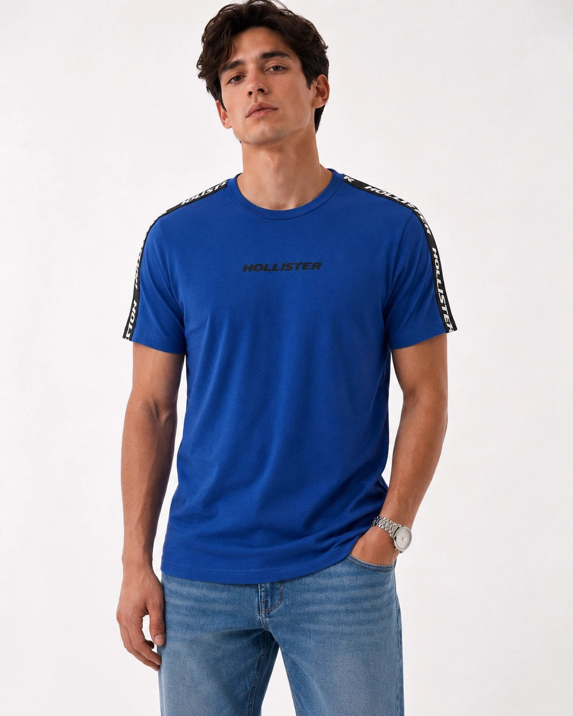 Hollister Graphic cotton Crew T-Shirt