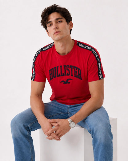 Hollister Graphic cotton Crew T-Shirt