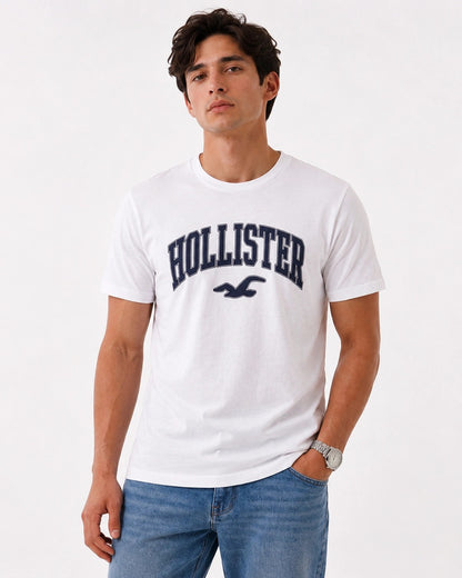 Hollister Graphic cotton Crew T-Shirt