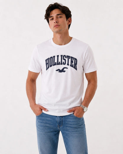 Hollister Graphic cotton Crew T-Shirt