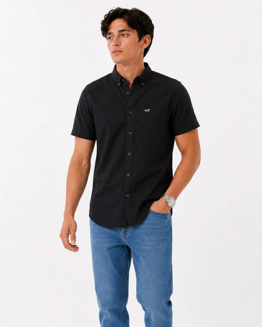 Hollister short sleeve Oxford shirt
