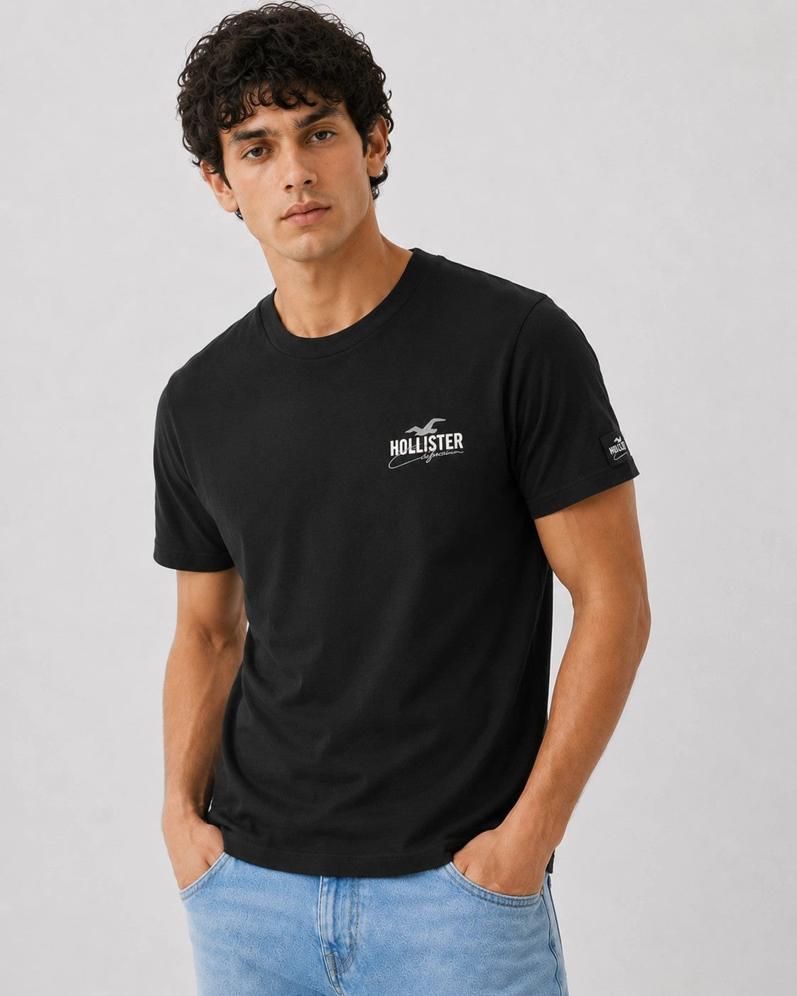 Hollister Graphic cotton Crew T-Shirt