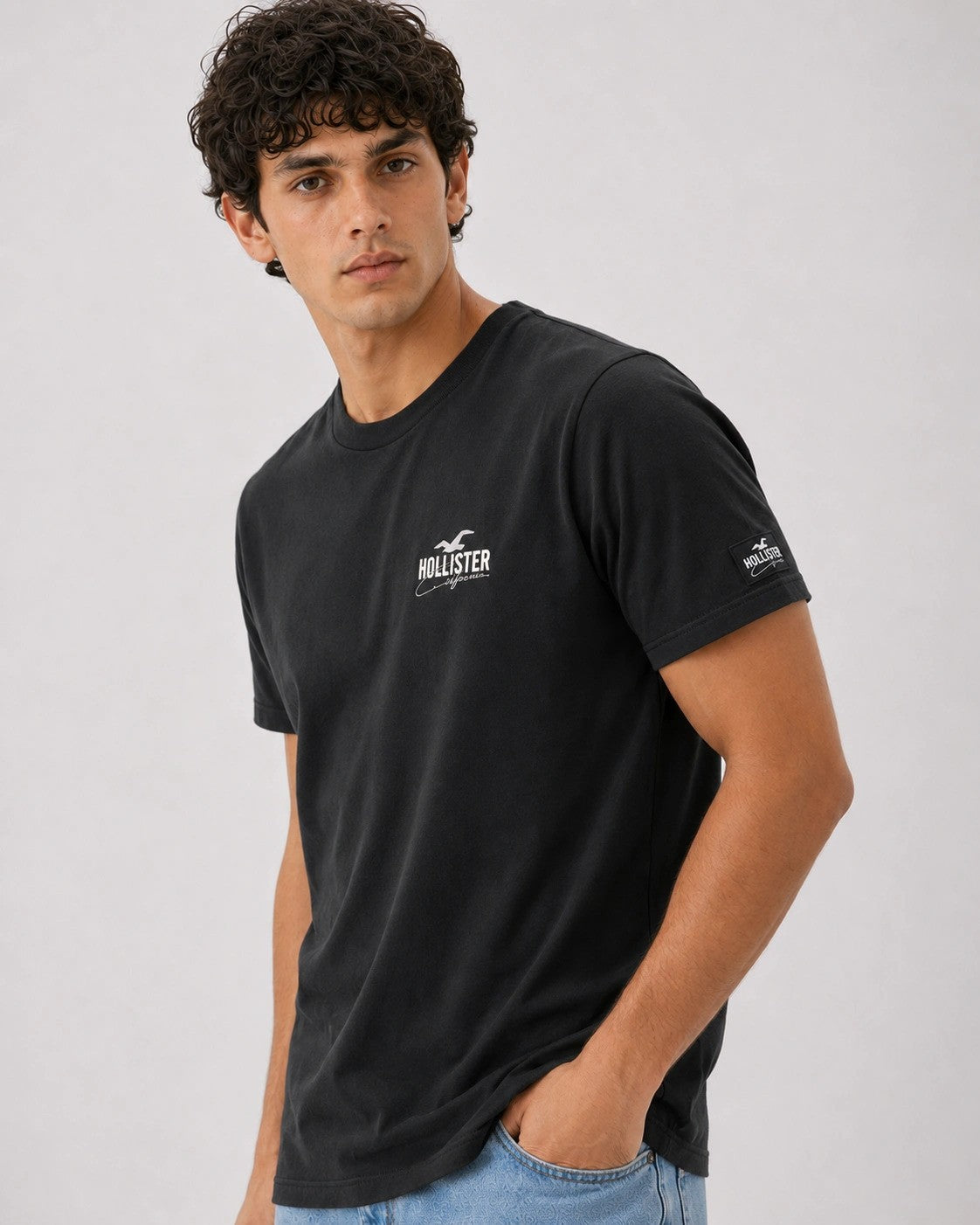 Hollister Graphic cotton Crew T-Shirt