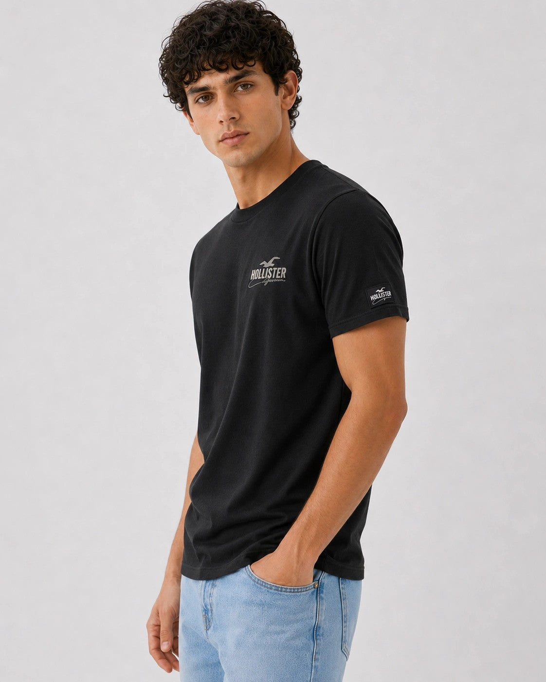 Hollister Graphic cotton Crew T-Shirt