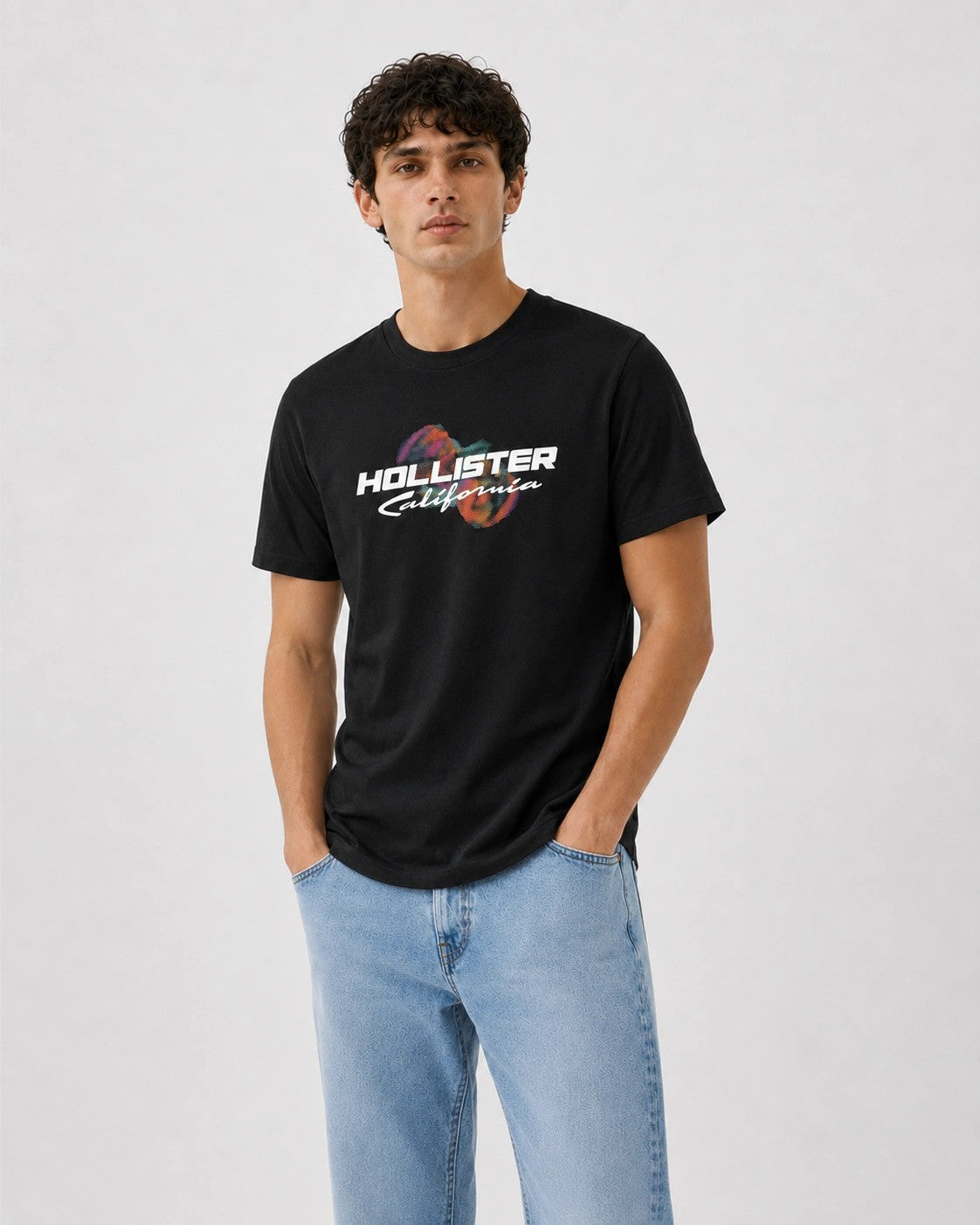 Hollister Graphic cotton Crew T-Shirt