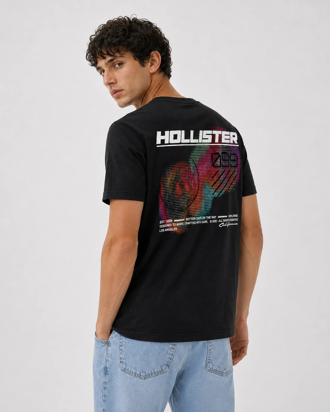 Hollister Graphic cotton Crew T-Shirt