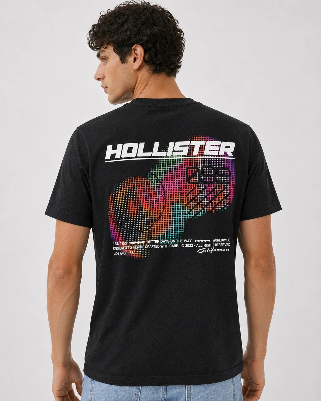 Hollister Graphic cotton Crew T-Shirt
