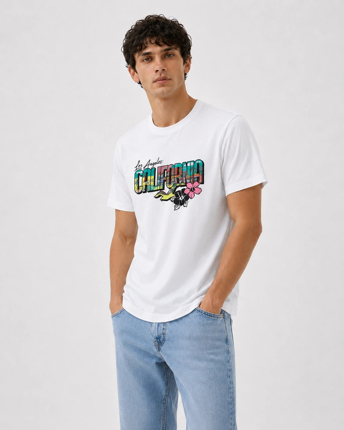 Hollister Graphic cotton Crew T-Shirt