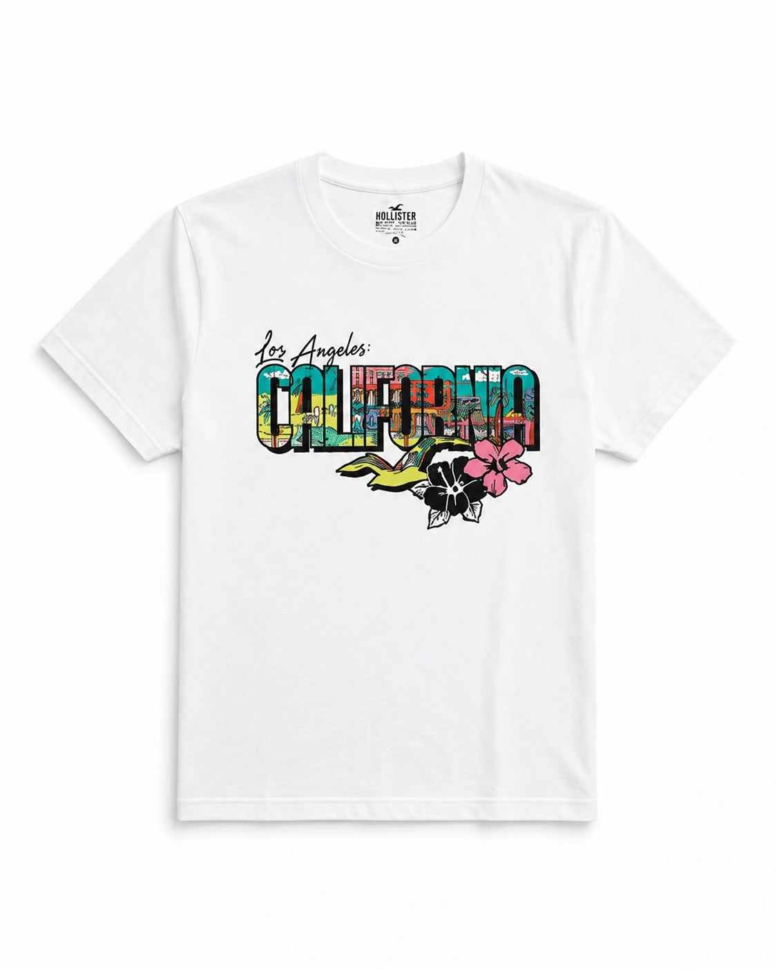Hollister Graphic cotton Crew T-Shirt