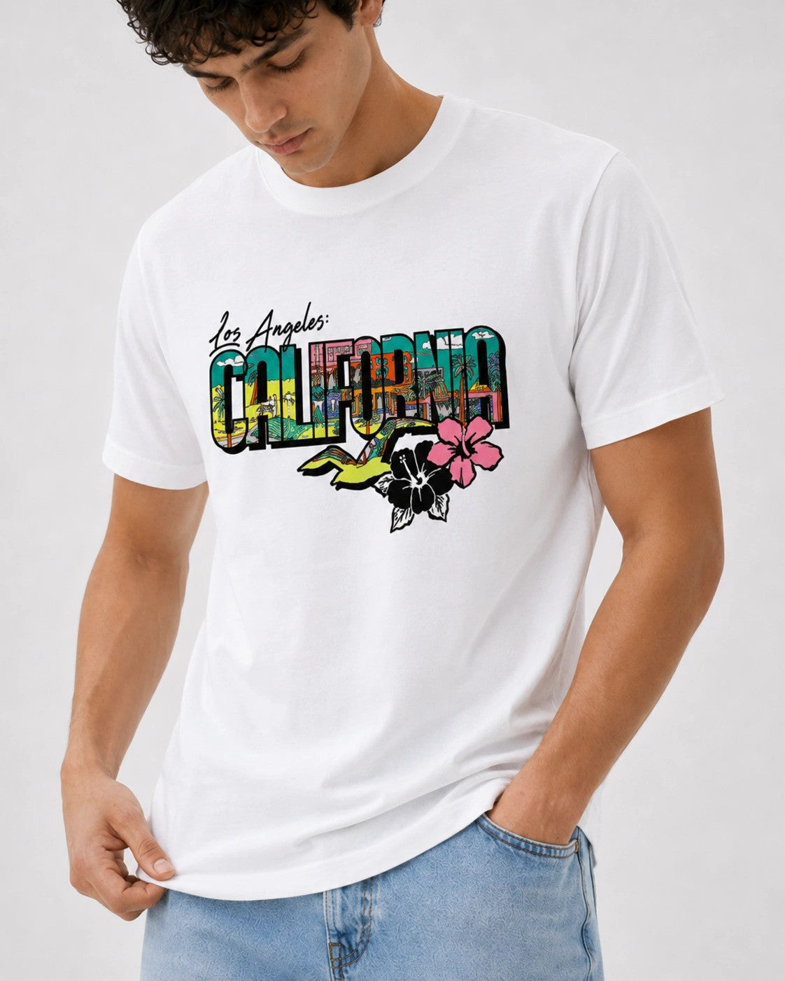 Hollister Graphic cotton Crew T-Shirt