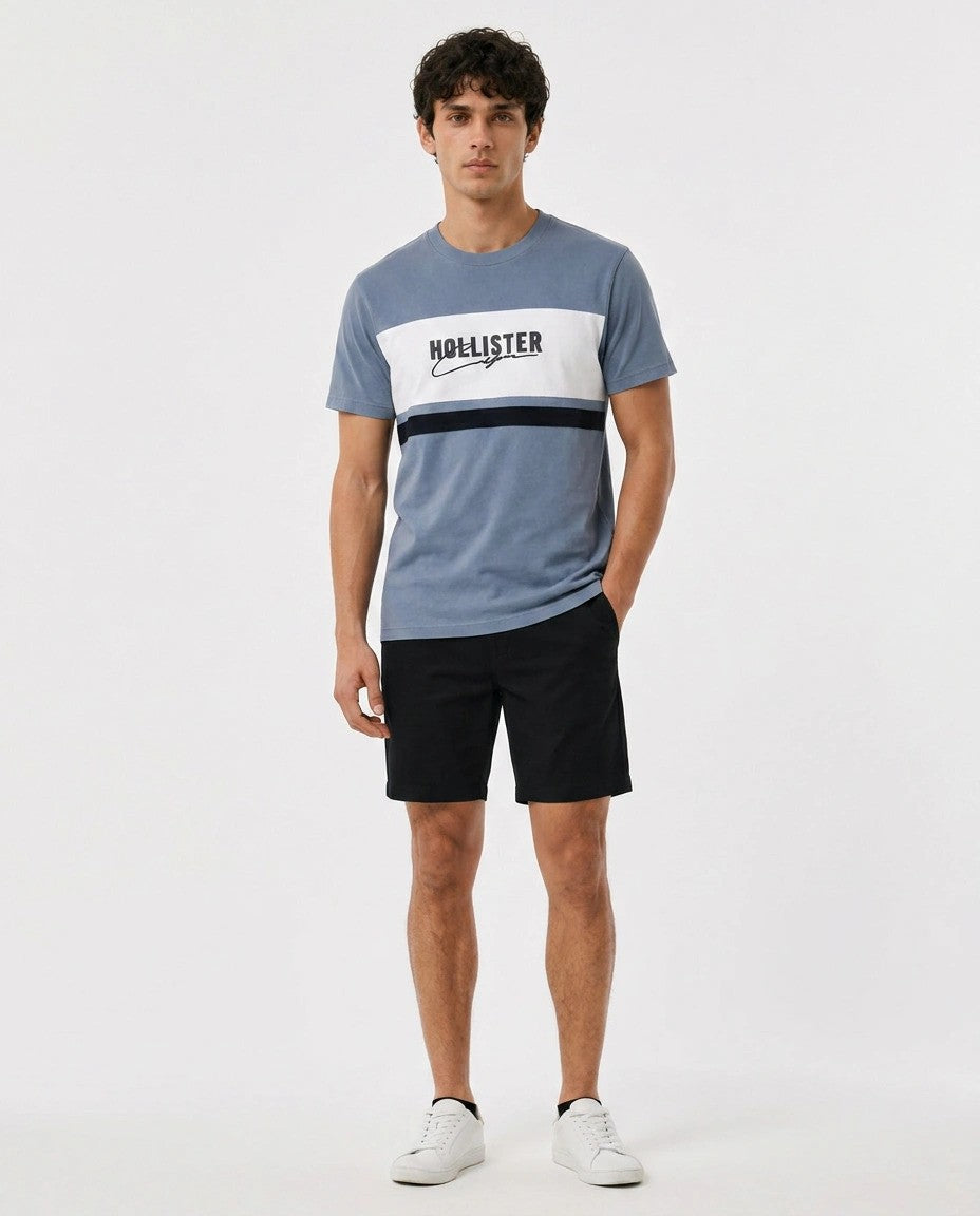 Hollister Graphic cotton Crew T-Shirt
