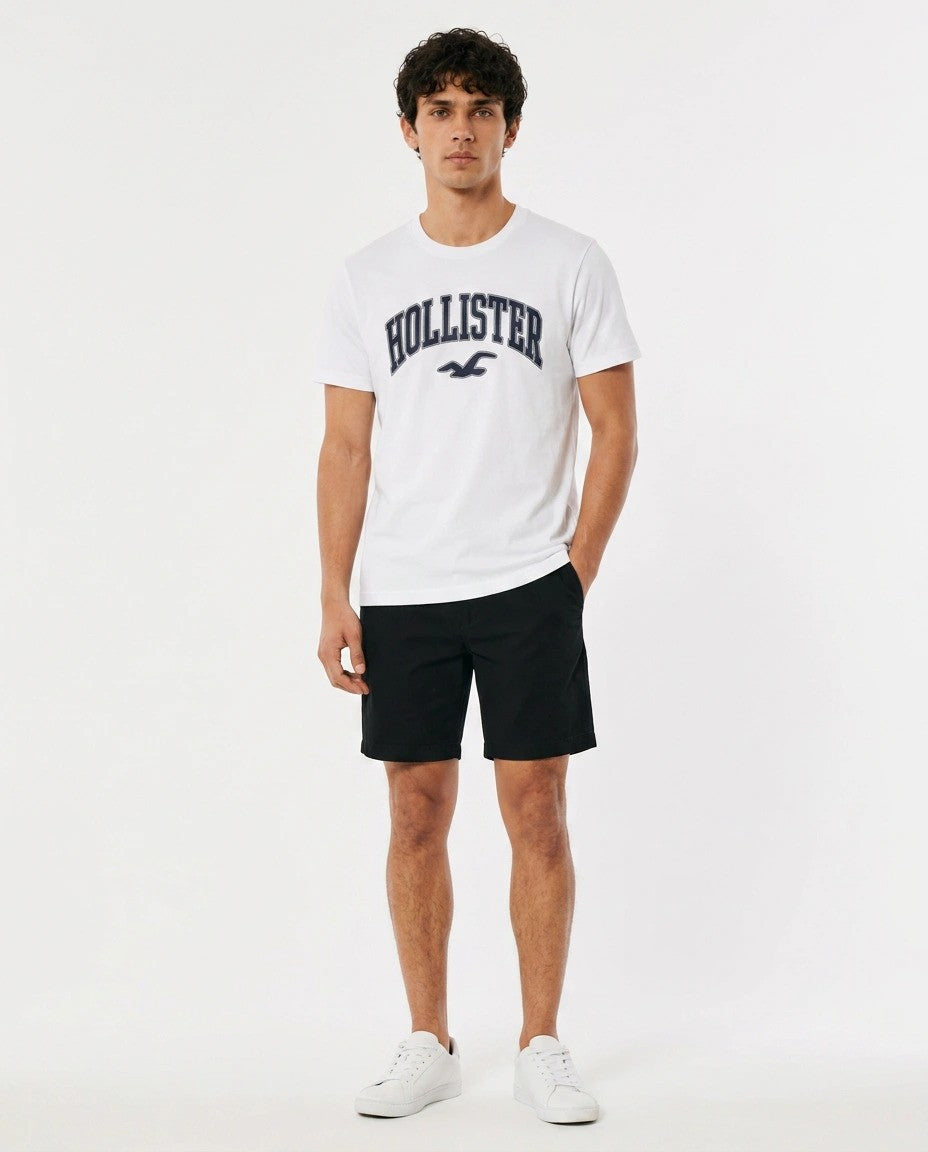 Hollister Graphic cotton Crew T-Shirt