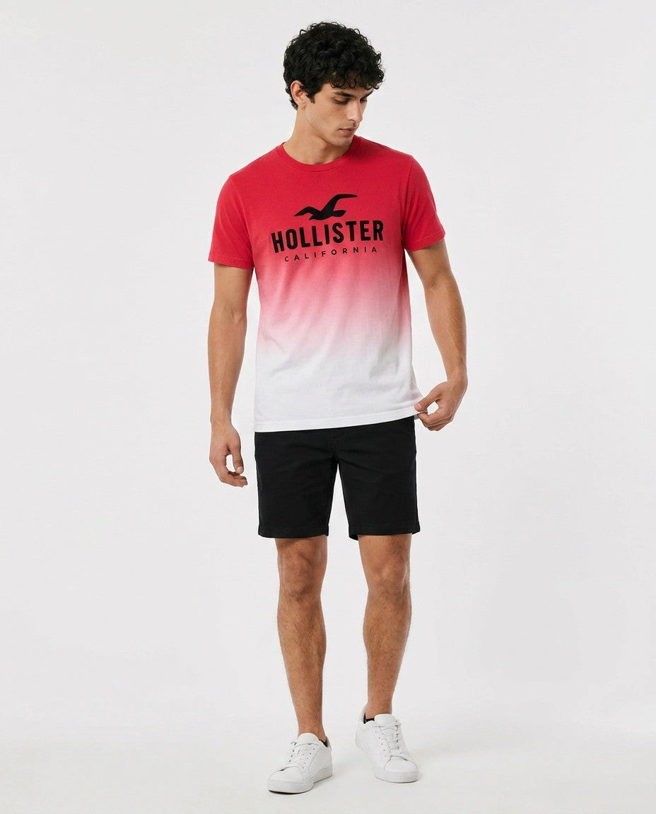 Hollister Graphic cotton Crew T-Shirt