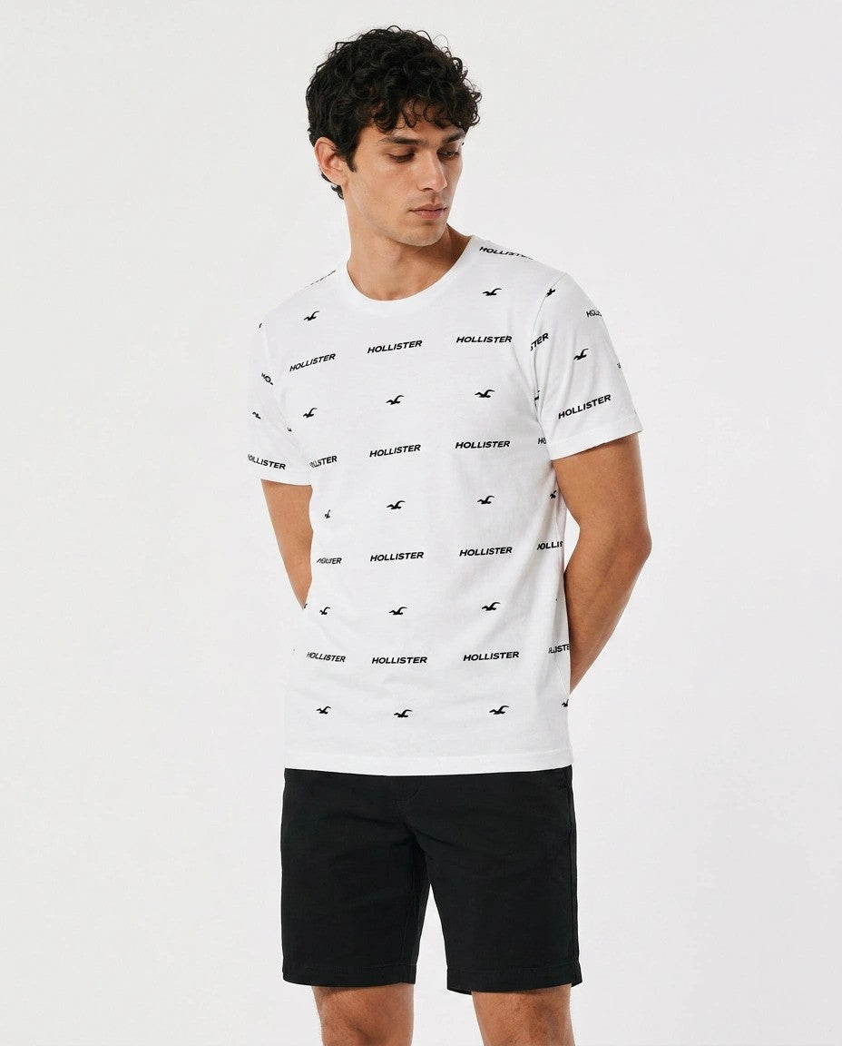 Hollister Graphic cotton Crew T-Shirt