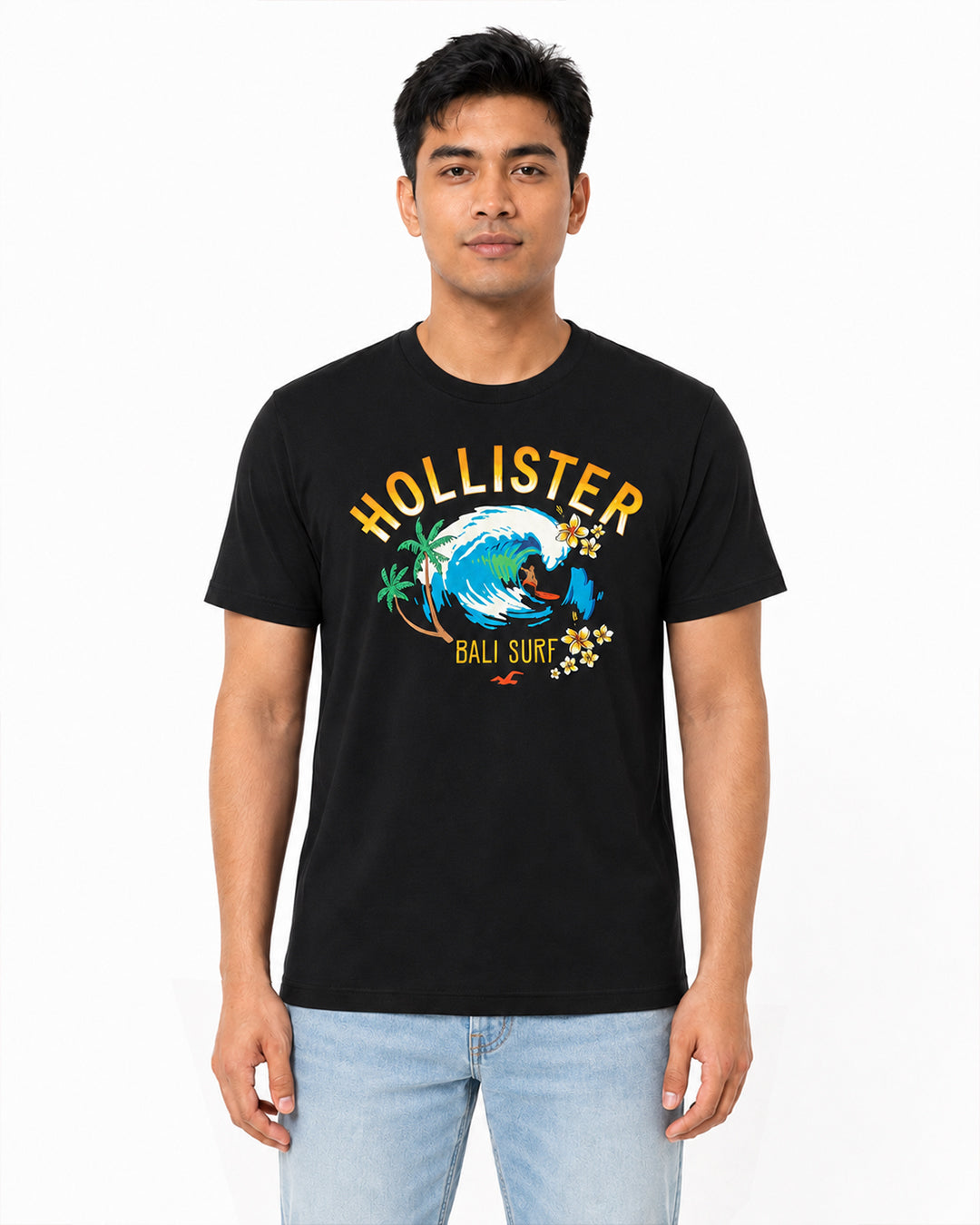 Hollister Graphic cotton Crew T-Shirt 