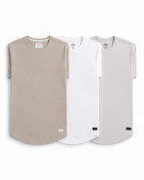 Hollister Curved Hem T-Shirt - Pack of 3