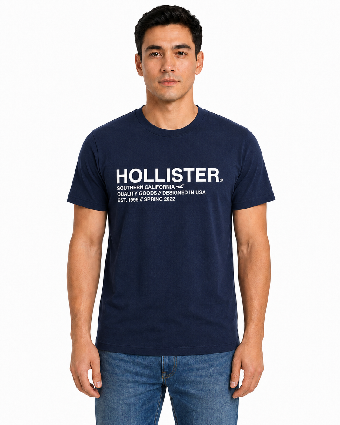Hollister Graphic cotton Crew T-Shirt 