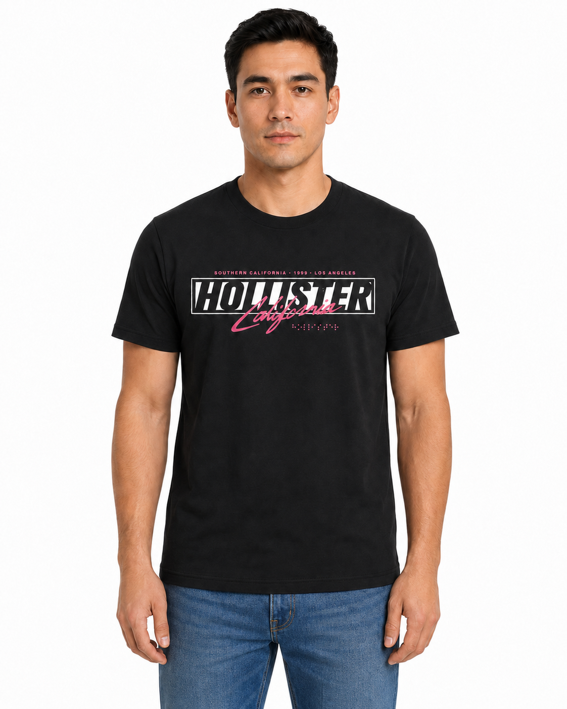  Hollister Graphic cotton Crew T-Shirt 