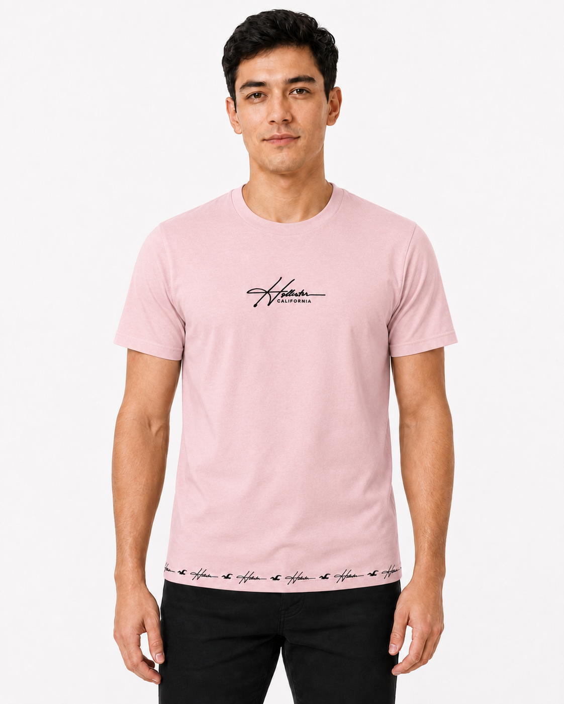 Hollister Graphic cotton Crew T-Shirt 