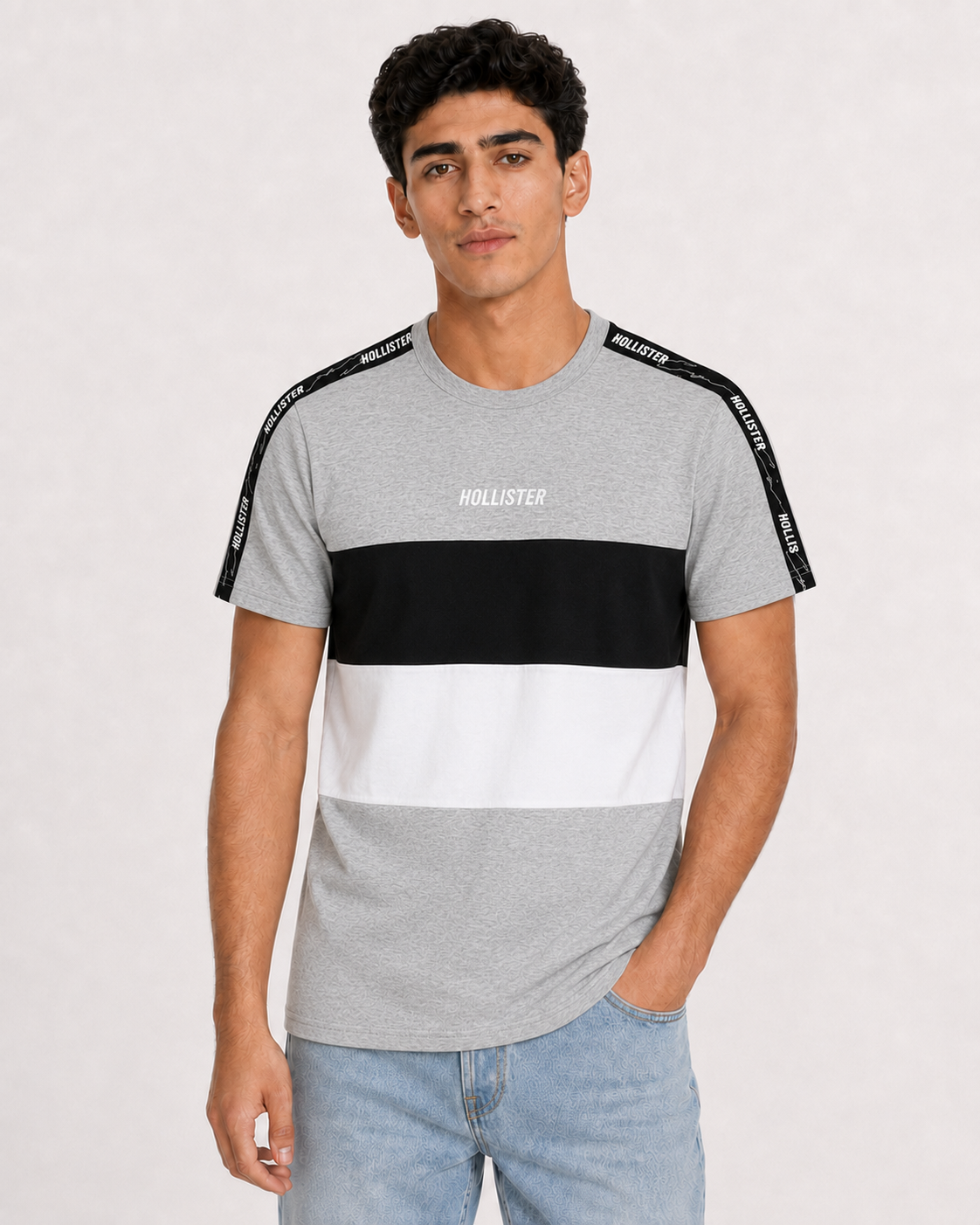  Hollister Graphic cotton Crew T-Shirt 